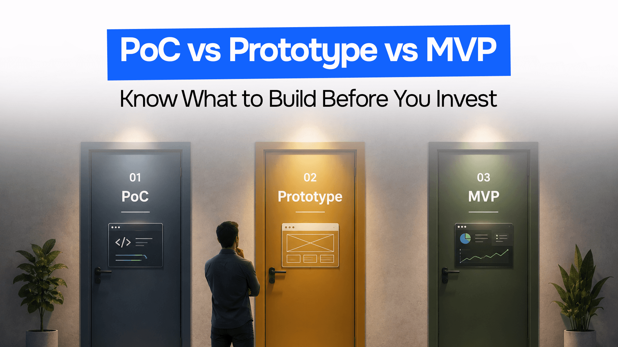 PoC vs Prototype vs MVP: What's the Difference and What Should You Build?